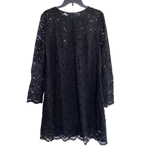 H&M Black Lace Retro Style Dress SIze 12 - Picture 3 of 5